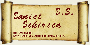 Daniel Sikirica vizit kartica
